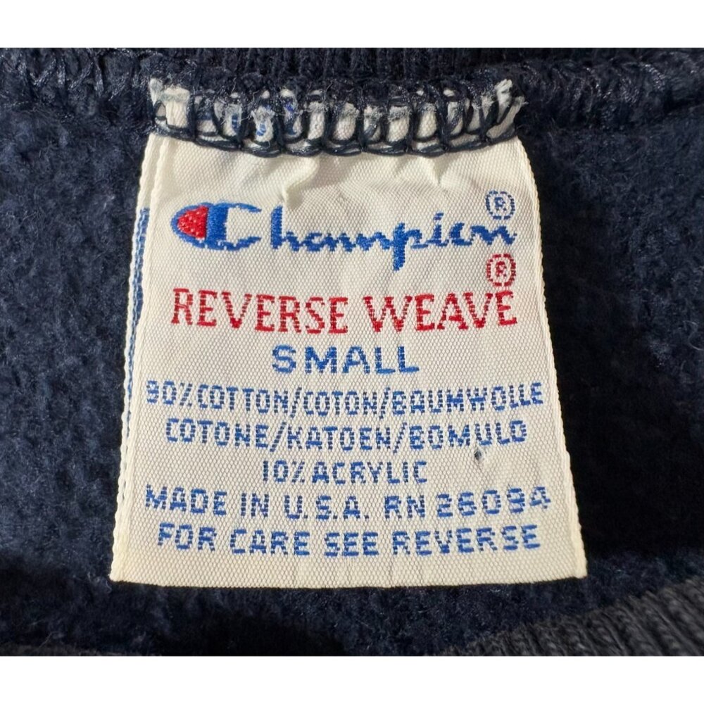 Champion Reverse Weave Penn State University Sweatshirt sz S Vintage 90s made US - Picture 2 of 6